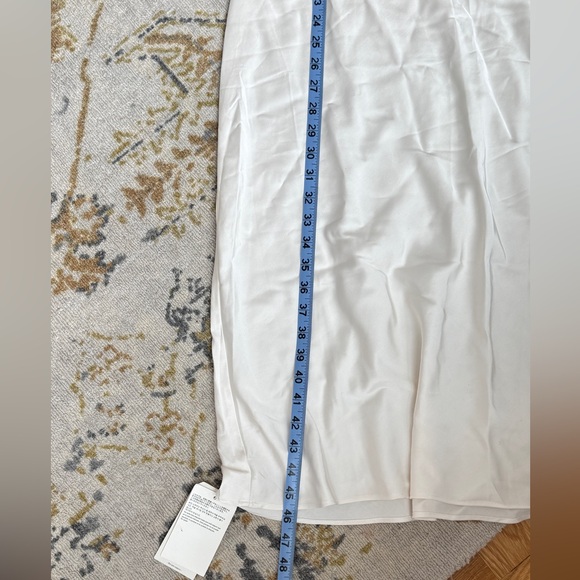 Abercrombie Lace-up Back Slip Midi Dress | Sz Large - Picture 11 of 11